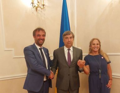 Rencontre entre Michaël Delafosse et l’Ambassadeur d’Ukraine en France, Omelchenko Vadym Volodymyrovych