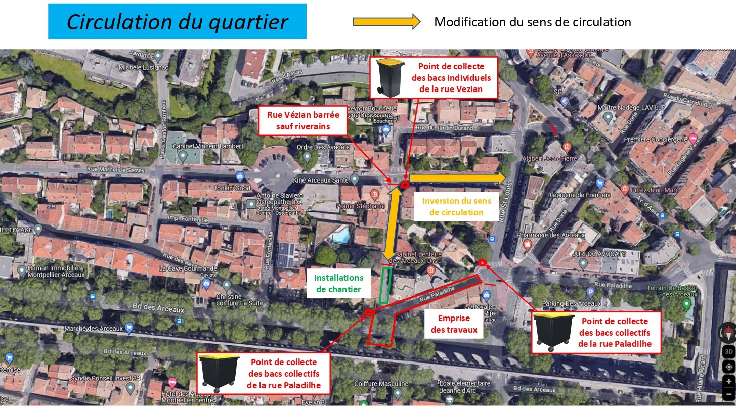 Rénovation du Quartier des Arceaux : perturbations à prévoir pour la circulation