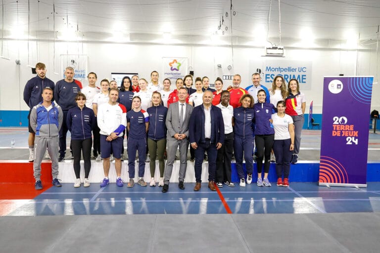 L'équipe de France féminine de sabre, en stage à Montpellier