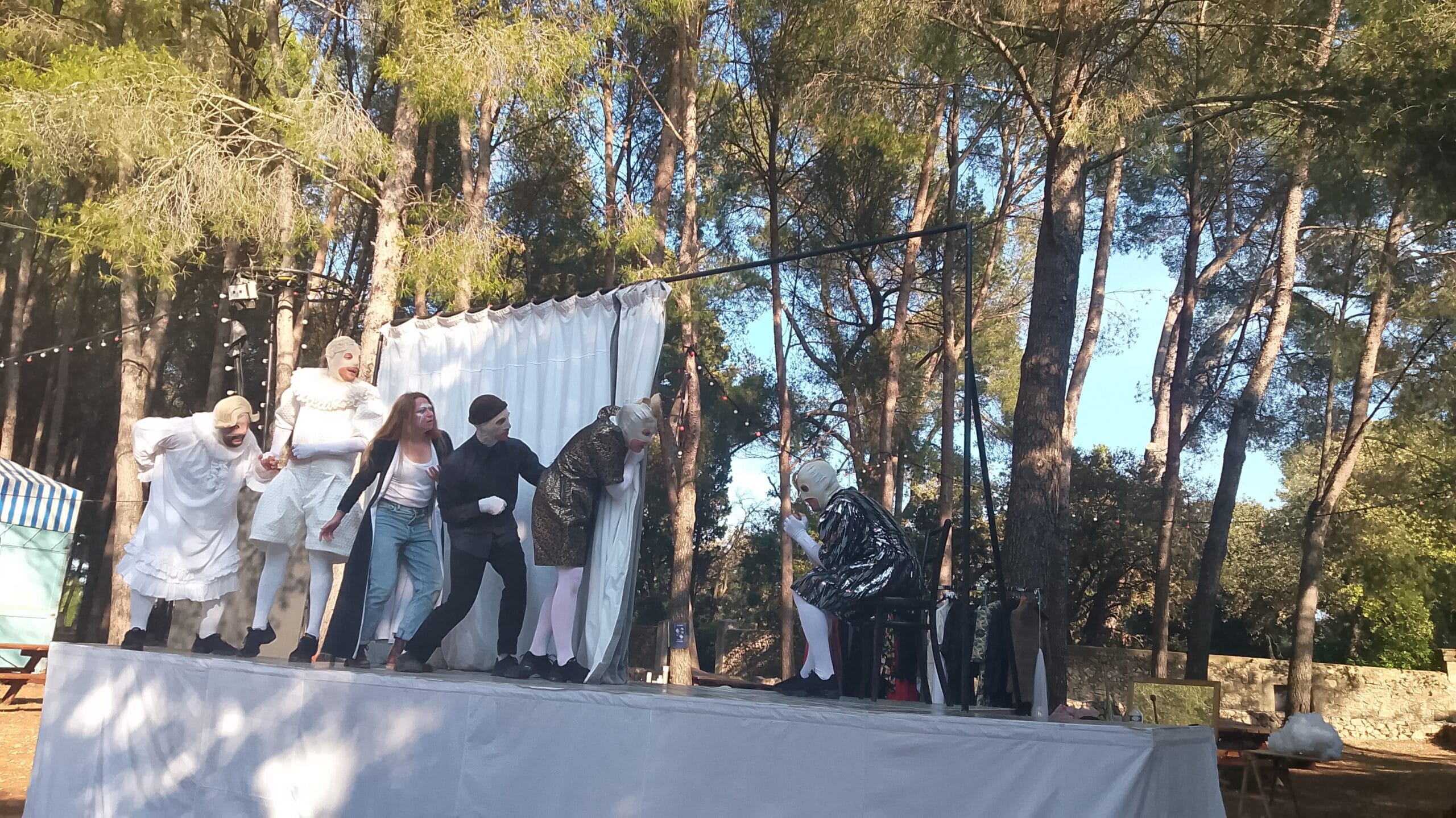 "Molière et ses masques" de Simon Falguières, Printemps des Comédiens Montpellier (c) Fatma Alilate