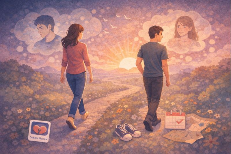 Application mobile Oublier Mon Ex