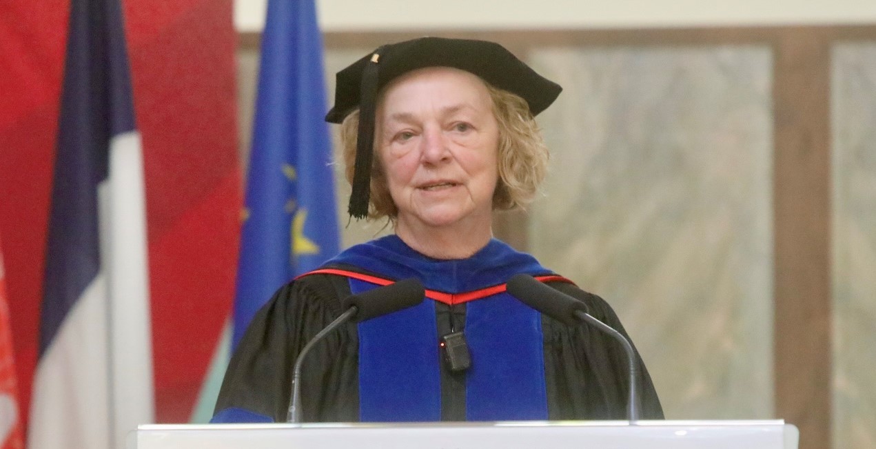 Jan E. Leach, Docteur Honoris Causa de l’Université de Montpellier © Université de Montpellier